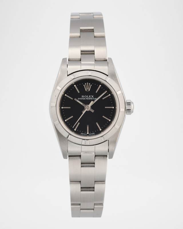 Rolex Stainless Steel Oyster Perpetual 26mm Vintage 2002 Watch